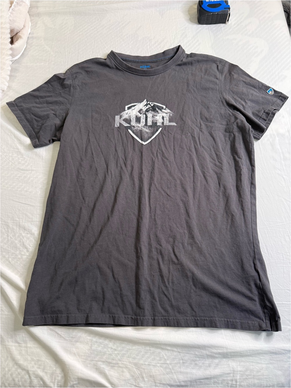 Kuhl Men's Short Sleeve Logo Tee - Charcoal Gray